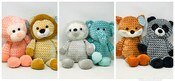 Wholesale - 20" Chevron Print Animals, 6 assorted, UPC: 734689792733